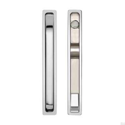 Cintre de meuble encastré 2227 Chrome poli