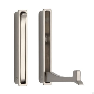 Cintre de meuble encastré 2227 Silver Brushed