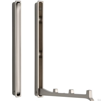 Cintre de meuble encastré 2227 64 Argent brossé
