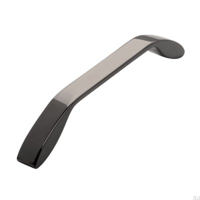 Poignée de meuble allongée 2266 160 Anthracite Poli
