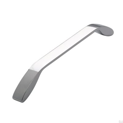 Poignée de meuble allongée 2266 192 Chrome poli
