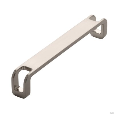Poignée de meuble allongée 2285 160 Argent brossé