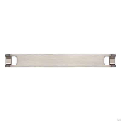 Poignée de meuble allongée 2285 160 Argent brossé