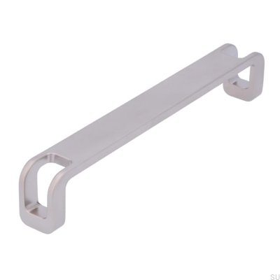 Poignée de meuble allongée 2285 160 Nickel brossé