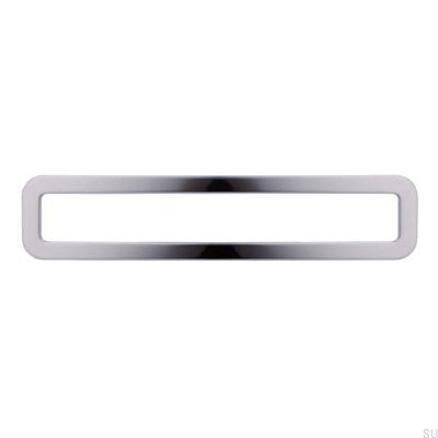 Poignée de meuble allongée 2306 64 Chrome poli