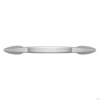 Poignée de meuble allongée 2307 160 Chrome poli