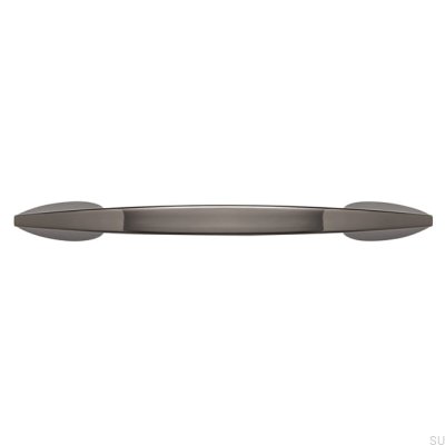 Poignée de meuble allongée 2307 160 Anthracite Poli