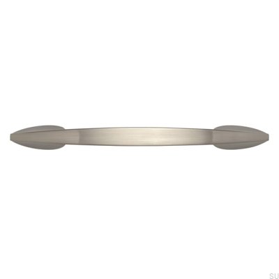 Poignée de meuble allongée 2307 160 Argent brossé