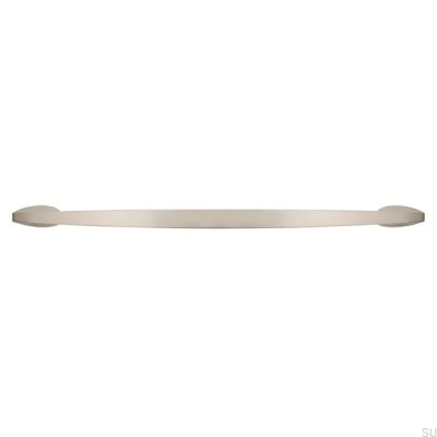 Poignée de meuble allongée 2307 320 Argent brossé