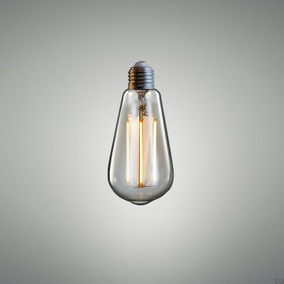 Ampoule LED ambrée E27 3,5 W en forme de goutte d'eau avec contrôle de la luminosité