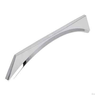 Poignée de meuble allongée 2341 160 Chrome poli