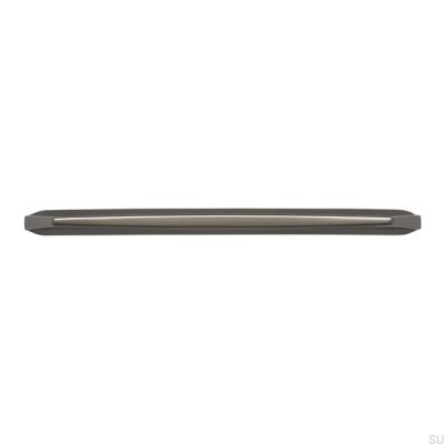 Poignée de meuble allongée 2341 160 Anthracite Poli