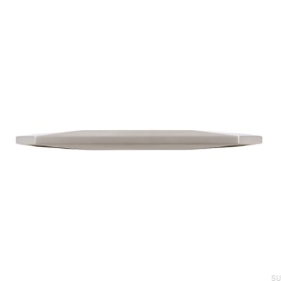 Poignée de meuble allongée 2343 160 Argent brossé