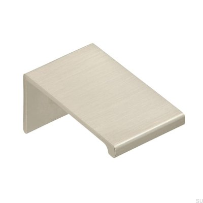 Poignée de meuble allongée 2446 Aluminium Argent Brossé