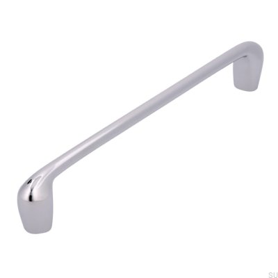 Poignée de meuble allongée 2474 160 Chrome poli