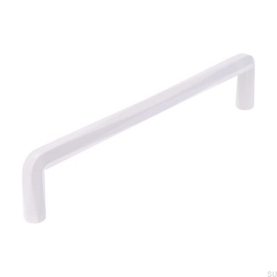 Poignée de meuble allongée 2481 160 Métal Blanc Mat