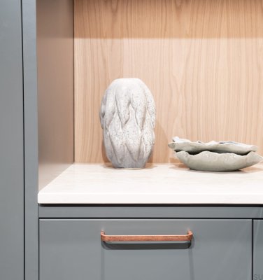 Poignée de meuble allongée Grace 160 Cuivre Antique