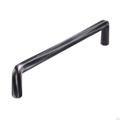 Poignée de meuble allongée 2481 160 Argent Antique