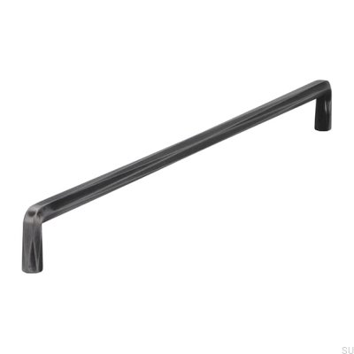 Poignée de meuble allongée 2481 320 Argent Antique