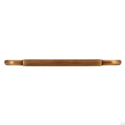 Poignée de meuble allongée 2482 Antique Gold Brossé