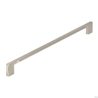Poignée de meuble allongée 2496 320 Argent brossé
