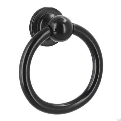 Poignée de meuble ronde 2499 Metal Noir Mat