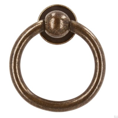 Poignée de meuble ronde 2499 Bronze Antique