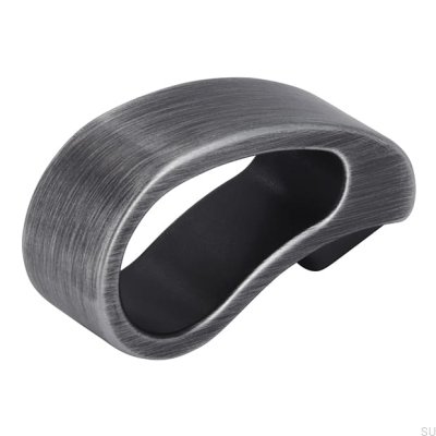 Bouton de meuble 2501 argent antique brossé