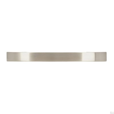Poignée de meuble allongée 2502 128 Argent brossé