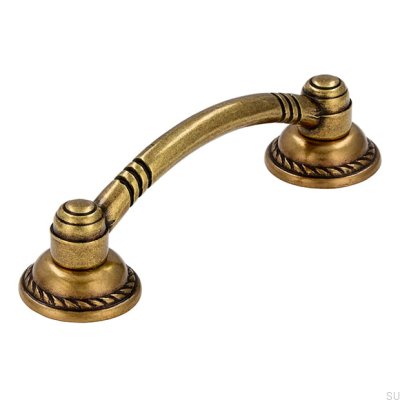 Poignée de meuble allongée 812 64 Bronze Antique
