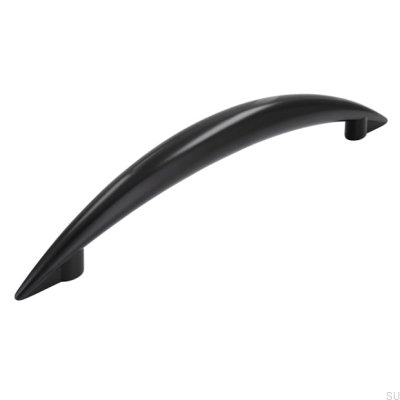 Poignée de meuble allongée 809 Metal Black Matt