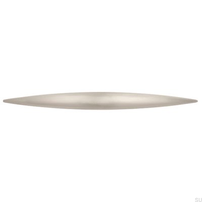 Poignée de meuble allongée 809 96 Argent brossé