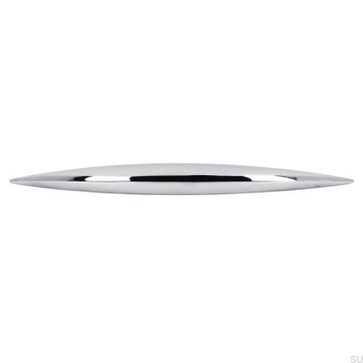 Poignée de meuble allongée 809 96 Chrome poli