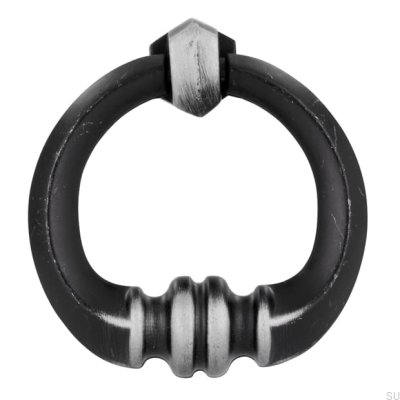 Poignée de meuble ronde 564 Argent Antique