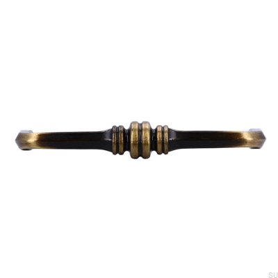 Poignée de meuble allongée 563 96 Bronze Antique