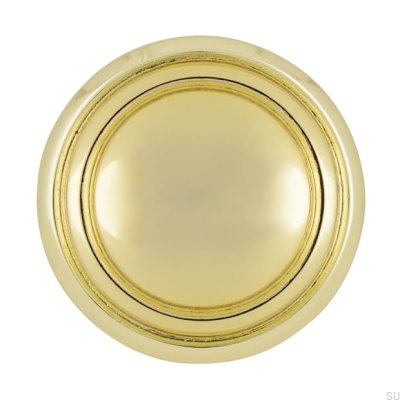 Bouton de meuble 489 35 Or Poli