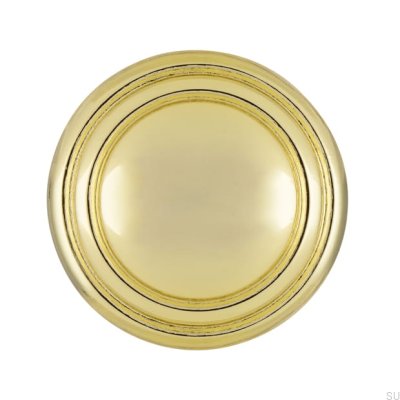Bouton de meuble 489 30 Or Poli