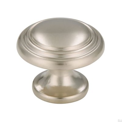 Bouton de meuble 489 26 Argent Mat