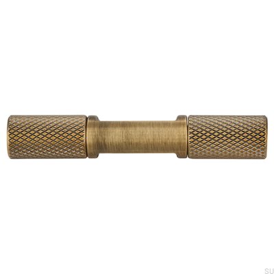 Bouton de meuble T-Bar 2509 Or antique brossé