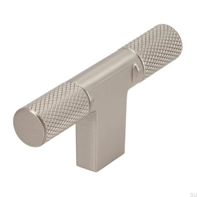 Bouton de meuble T-Bar 2509 Argent brossé