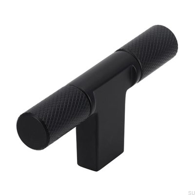 Bouton de meuble T-Bar 2509 Métal Noir Mat