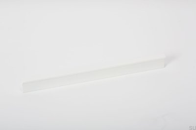 Poignée de meuble Angle 200, aluminium, blanc, mat