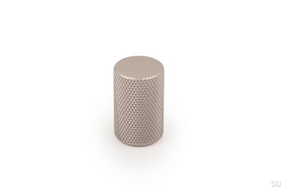 Bouton de meuble Graf argent brossé