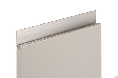 Poignée pour chant de meuble Jey 247 Aluminium Silver