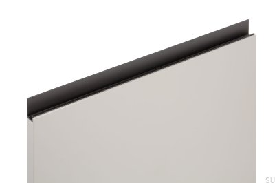 Poignée de bord de meuble Jey 497 Aluminium Noir