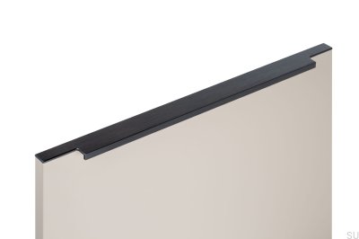 Poignée de meuble Edge Linear 497 Métal Noir Mat