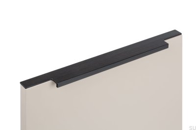 Poignée de meuble Edge Linear 297-1 Métal Noir Mat