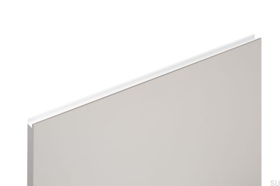 Poignée pour chant de meuble Jey2 447 Aluminium Blanc Mat