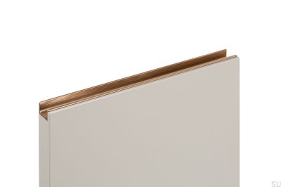 Poignée de meuble Jey2 247 edge Aluminium Or Cava