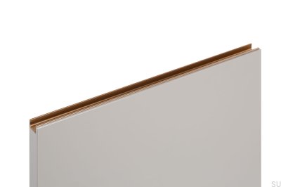 Jey2 347 poignée de meuble edge Aluminium Or Cava